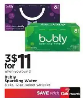 Cub Foods Bubly Sparkling Water offer