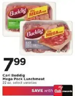 Cub Foods Carl Buddig Mega Pack Lunchmeat offer