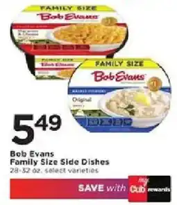 Cub Foods Bob Evans Family Size Side Dishes offer