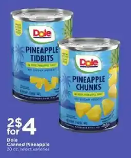 Cub Foods Dole canned pineapple offer