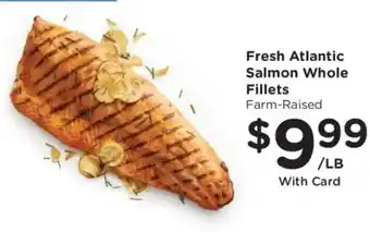 Kroger Fresh Atlantic Salmon Whole Fillets offer