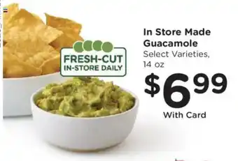 Kroger In Store Made Guacamole offer
