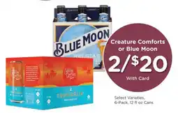 Kroger Creature Comforts or Blue Moon offer