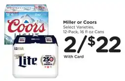 Kroger Miller or Coors offer