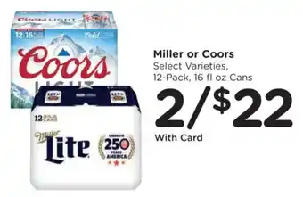 Kroger Miller or Coors offer