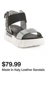 TJ Maxx Made In Italy Leather Sandals offer