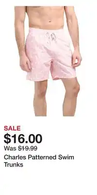 TJ Maxx Charles Patterned Swim Trunks offer