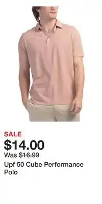 TJ Maxx Upf 50 Cube Performance Polo offer