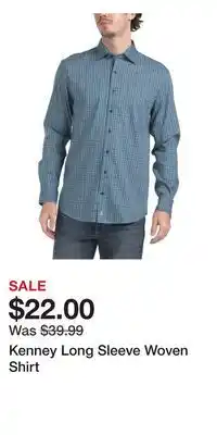TJ Maxx Kenney Long Sleeve Woven Shirt offer