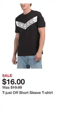 TJ Maxx T-just Off Short Sleeve T-shirt offer
