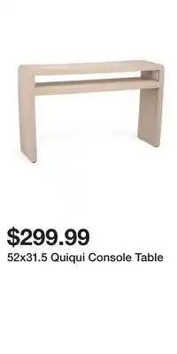 TJ Maxx 52x31.5 Quiqui Console Table offer