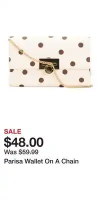 TJ Maxx Parisa Wallet On A Chain offer