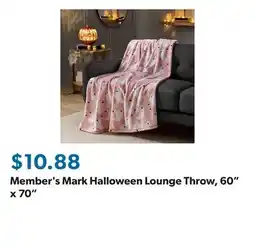 Sam's Club Member's Mark Halloween Lounge Throw, 60 x 70 offer