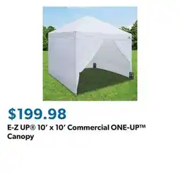 Sam's Club E-Z UP 10' x 10' Commercial ONE-UP Canopy offer