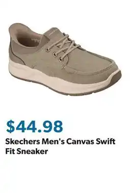 Sam's Club Skechers Men's Canvas Swift Fit Sneaker offer