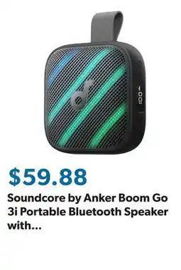 Sam's Club Soundcore by Anker Boom Go 3i Portable Bluetooth Speaker with Powerful Bass offer