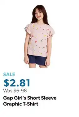 Sam's Club Gap Girl's Short Sleeve Graphic T-Shirt offer