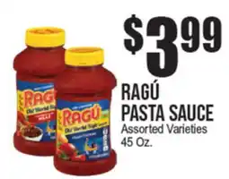 Extra Supermarket RAGÚ PASTA SAUCE offer