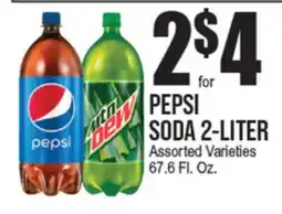 Extra Supermarket PEPSI SODA 2-LITER offer