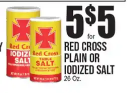 Extra Supermarket RED CROSS PLAIN OR IODIZED SALT offer