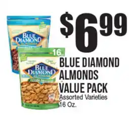 Extra Supermarket BLUE DIAMOND ALMONDS VALUE PACK offer