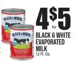 Extra Supermarket BLACK & WHITE EVAPORATED FILLED MILK offer
