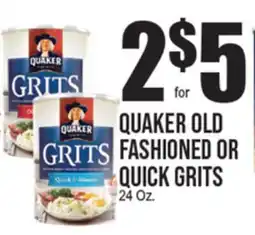 Extra Supermarket QUAKER OLD FASHIONED OR QUICK GRITS offer