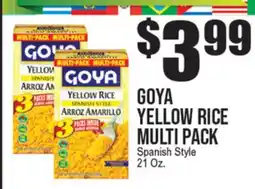 Extra Supermarket GOYA YELLOW RICE MULTI PACK offer
