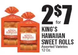 Extra Supermarket KING'S HAWAIIAN SWEET ROLLS offer