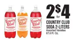 Extra Supermarket COUNTRY CLUB SODA 2-LITERS offer