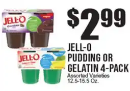 Extra Supermarket JELL-O PUDDING OR GELATIN offer