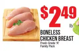 Extra Supermarket BONELESS CHICKEN BREAST offer