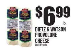 Extra Supermarket DIEBT & WATSON PROVOLONE CHEESE offer
