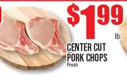 Extra Supermarket CENTER CUT PORK CHOPS offer