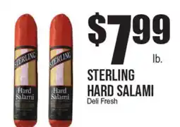 Extra Supermarket STERLING HARD SALAMI offer