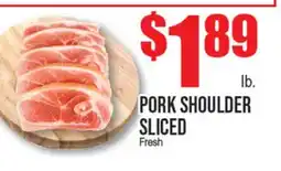 Extra Supermarket PORK SHOULDER SLICED offer
