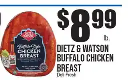 Extra Supermarket DIETZ & WATSON BUFFALO CHICKEN BREAST offer