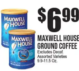 Extra Supermarket MAXWELL HOUSE GROUND COFFEE offer