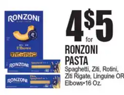 Extra Supermarket RONZONI PASTA offer