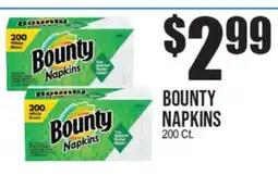 Extra Supermarket BOUNTY NAPKINS offer