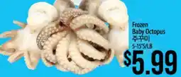 Hmart Frozen Baby Octopus offer