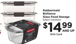 Fry's Rubbermaid Brilliance Glass Food Storage offer