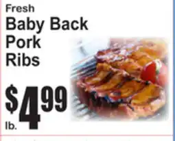 SuperFresh Fresh Baby Back Pork Ribs offer