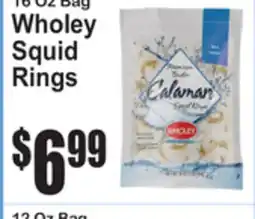 SuperFresh 16 Oz Bag Wholey Squid Rings offer