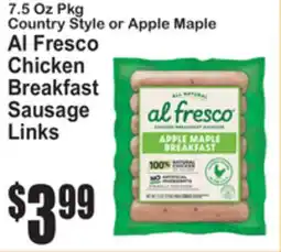SuperFresh Al Fresco Chicken Breakfast Sausage Links offer