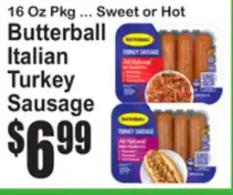 SuperFresh Butterball Italian Turkey Sausage offer