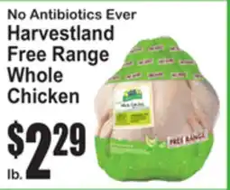SuperFresh Harvestland Free Range Whole Chicken offer
