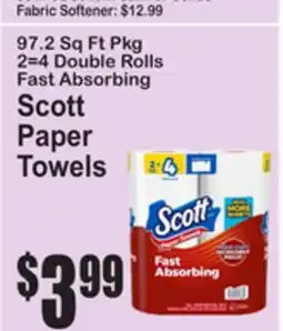 SuperFresh Scott Paper Towels offer
