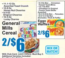 SuperFresh General Mills Cereal offer