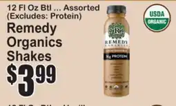 SuperFresh Remedy Organics Shakes offer